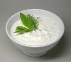 salsa de yogurt